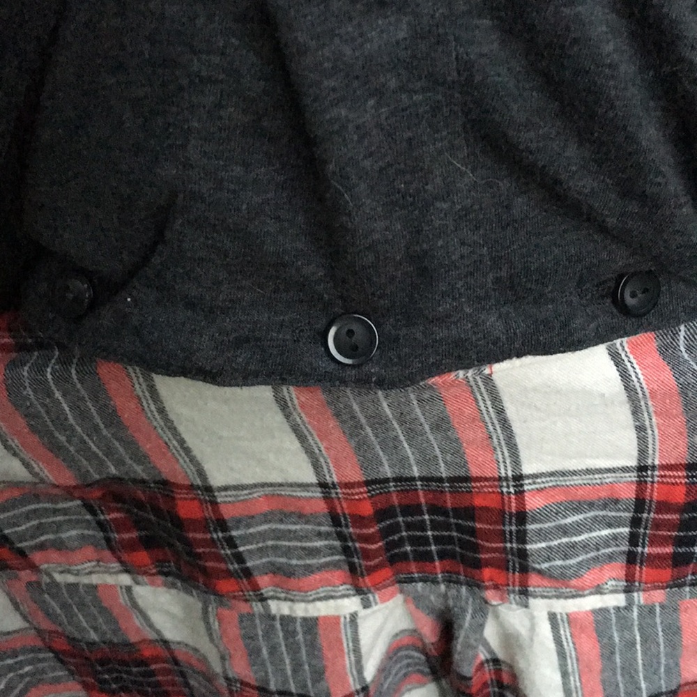 Mind Code Plaid Button Down With Hood - image 8